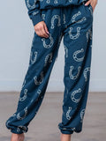 Horse Shoe Print Jogger Set