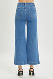 Risen Kelsi High Rise Ankle Wide Jeans