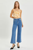 Risen Kelsi High Rise Ankle Wide Jeans