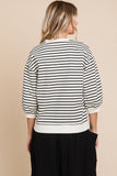 Harley Striped U-Neck Top