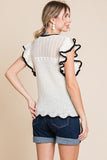 Hanna Ruffle Knit Top