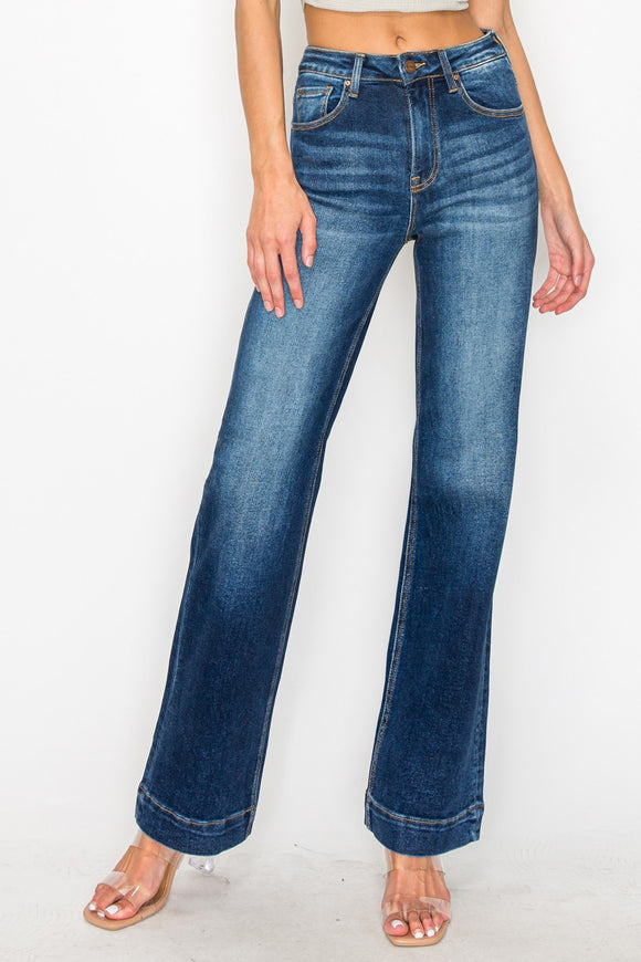 Cierra High Rise Straight Jeans