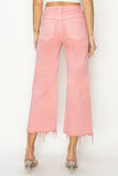 Risen Flamingo High-Rise Crop Jeans