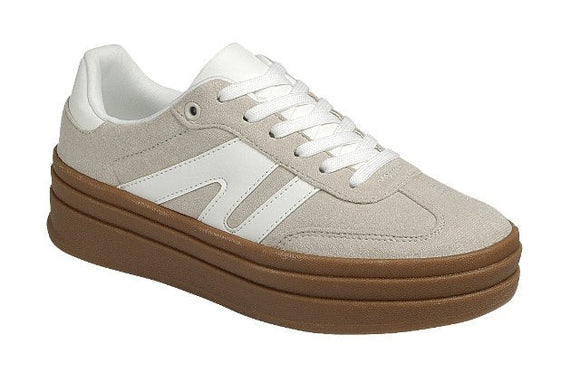 Platform Sneakers-Beige