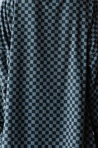 Emmie Checkered Set-Charcoal