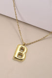 Gold Initial Bubble Necklace