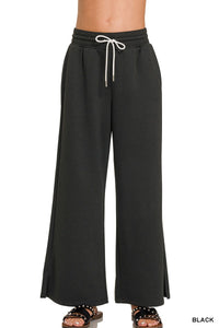 Fowler Drawstring Pants-Black