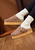 Jasmine Chettah Platform Clogs