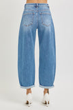 Blair High Rise Crop Mild Barrel Jeans