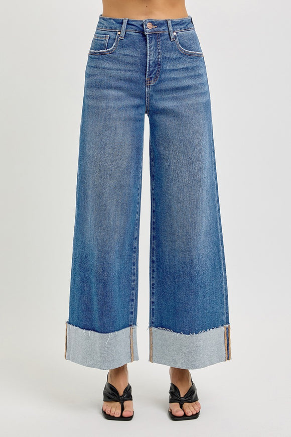 Risen Cy Wide Leg Jeans