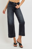Morgan High Rise Crop Wide Jeans