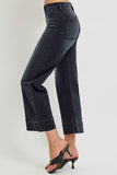 Morgan High Rise Crop Wide Jeans