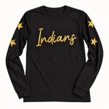 Indian Metallic Puff Long Sleeve