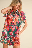 Leslie Flower Print Short Set