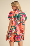 Leslie Flower Print Short Set