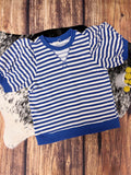 Kate Stripe Puff Sleeve Top