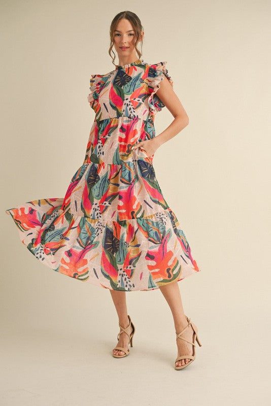 Faye Floral Ruffle Dress Missy's Boutique Faye Floral Ruffle Dress Missy's Boutique