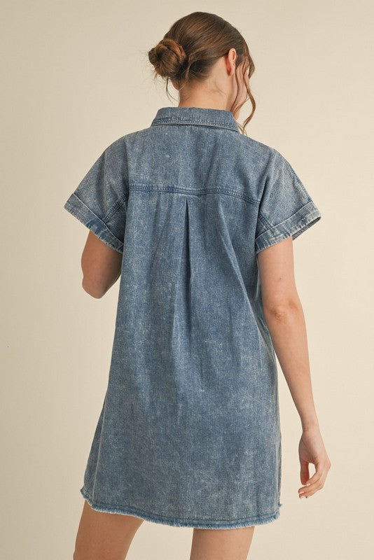 Izzy Denim Star Dress – Missy's Boutique
