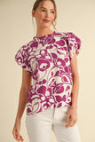 Carleigh Floral Puff Sleeve Top