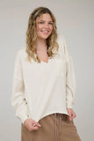 Anna Split Neck Sweater