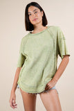 Lex Ribbed Top-Sage