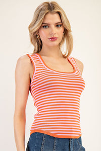 Erin Tank Top Pink/Orange