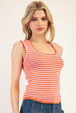 Erin Tank Top Pink/Orange