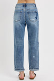 Risen Mid Rise Boyfriend Star Shadow Jeans