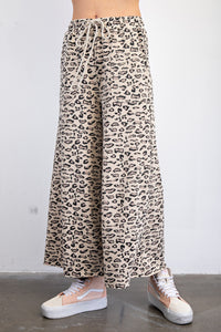 Jenna Mineral Washed Leopard Pants