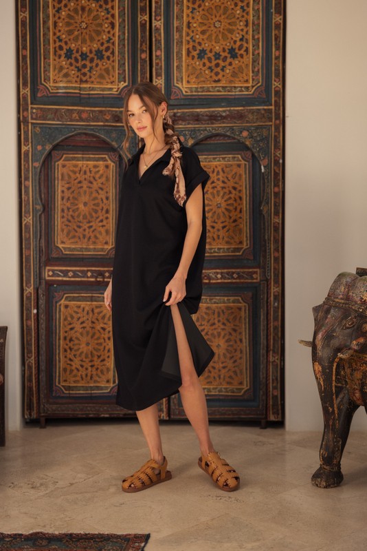 Addison Collard Midi Dress Missy's Boutique Addison Collard Midi Dress Missy's Boutique