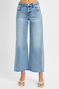 Risen Seint Crop Wide Leg Jeans