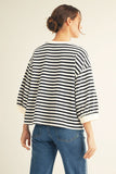 Emily Detail Casual Stripe Top