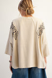 Bree Star Patch Leopard Top