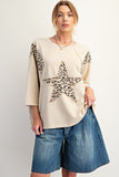Bree Star Patch Leopard Top