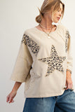 Bree Star Patch Leopard Top