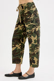 Risen Camo Mid Rise Barrel Slung Pants