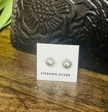 Navajo Pearl Stud Earrings