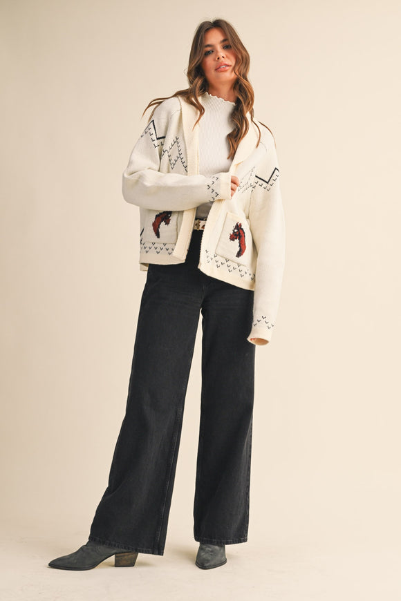 Ember Horse Knitted sweater