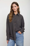 Maci Pinstripe Button Down Shirt