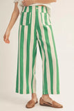 Brodi Wide Leg Striped Pants