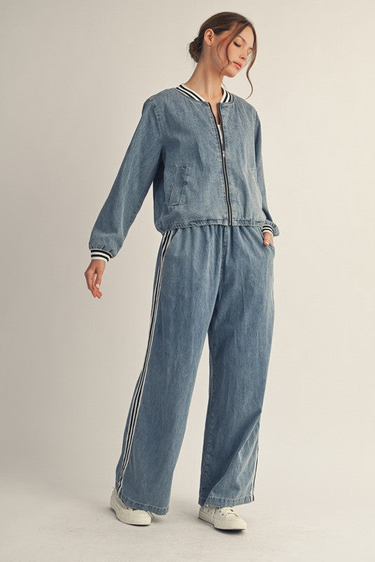 Washed Denim Set