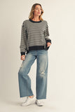 Harper Striped Sweatshirt