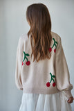 Charmin' Cherry Sweater Top