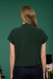 Short Sleeve Knit Sweater