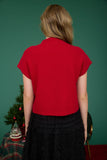 Short Sleeve Knit Sweater