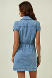 Brylee Button Down Denim Mini Dress
