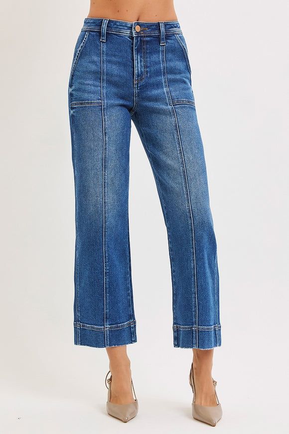 Stacy High Rise Front Seam Jeans