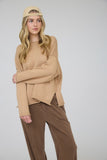 Raw Edge Long Sleeve Sweater