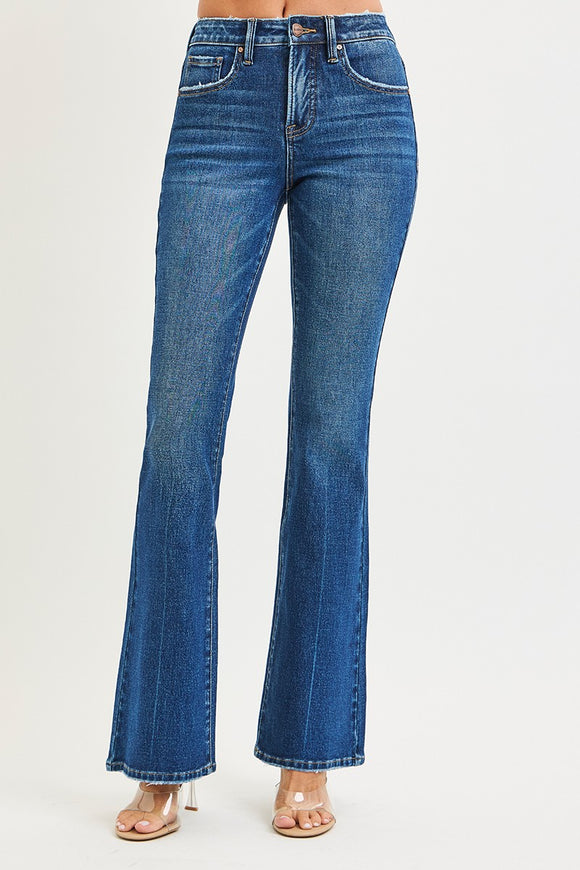 Lindsey Tummy Control High Rise Flare Jeans