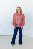 Hailey Pink Howdy Button Down